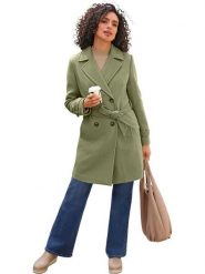 WITT WEIDEN Płaszcz przejściowy w kolorze zielonym rozmiar: 44. Zielone płaszcze damskie WITT WEIDEN, bez wzorów, z tkaniny, bez kaptura. Za 104.99 zł.