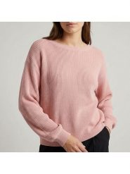 MOSS COPENHAGEN Sweter "Silda Rachelle" w kolorze jasnoróżowym rozmiar: L/XL. Różowe swetry klasyczne damskie Moss Copenhagen, l, bez kołnierzyka. Za 127.95 zł.