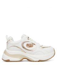 Buffalo Sneakersy Senta One 1636710 Biały. Białe obuwie sportowe damskie Buffalo, ze skóry, bez zapięcia. Za 389.99 zł.