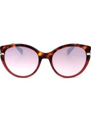 Longchamp Damskie okulary przeciwsłoneczne w kolorze złoto-brązowo-fioletowym rozmiar: 54. Brązowe okulary przeciwsłoneczne damskie Longchamp. Za 239.95 zł.