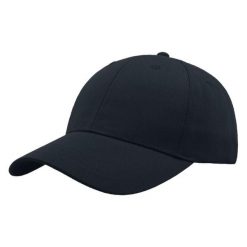 Czapka Baseballowa Zoom Sports 6panelowa. Czarne czapki z daszkiem damskie ATLANTIS, bez wzorów, z bawełny. Za 41.99 zł.