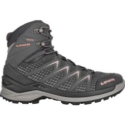 Buty trekkingowe damskie Lowa Innox Pro Mid Gtx. Czerwone obuwie trekkingowe damskie Lowa, z materiału, za kostkę, bez zapięcia. Za 874.50 zł.