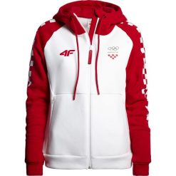 Bluza damska Chorwacja Pyeongchang 2018 BLD750 - biały. Białe bluzy damskie 4F, z bawełny. W wyprzedaży za 164.95 zł.