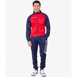 3082 Cuba Dres Rojo/Marino - komplet kurtka i spodnie. Czerwone kurtki damskie 30SEVEN, xs, bez wzorów, z dresówki, bez kaptura. Za 191.99 zł.