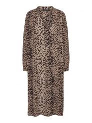 Ilse Jacobsen Sukienka w kolorze brązowym rozmiar: 44. Brązowe sukienki damskie Ilse Jacobsen, bez wzorów, z wiskozy, bez ramiączek. Za 130.99 zł.