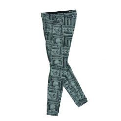Legginsy damskie Just Do It szare. Szare legginsy sportowe damskie Nike, s, bez wzorów, z materiału, na fitness i siłownię. Za 59.60 zł.