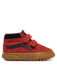 Vans Sneakersy Sk8-Mid Reissue V Insulat VN000Z9FBRD1 Bordowy. Czerwone buty sportowe chłopięce Vans, ze skóry, bez zapięcia. Za 259.99 zł.