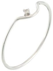 DIAMANTA Złoty pierścionek "Pudeur" z diamentem rozmiar: 56. Szare pierścionki damskie DIAMANTA, z diamentem, złote. Za 587.99 zł.