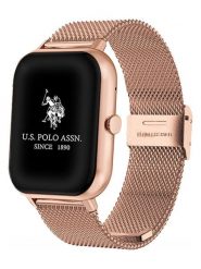 U.S. Polo Assn. Smartwatch w kolorze różowozłotym rozmiar: onesize. Czerwone, cyfrowe zegarki damskie U.S. Polo Assn., metalowe. Za 364.56 zł.