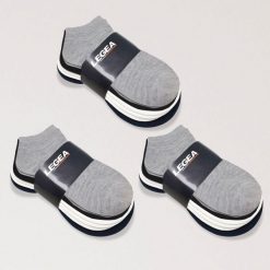 Skarpety techniczne treningowe Ghost - 15 par wielokolorowe. Białe obuwie sportowe damskie LEGEA, z elastanu, bez zapięcia, na fitness i siłownię. Za 56.00 zł.