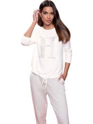 Heine Bluza w kolorze kremowym rozmiar: 38. Brązowe bluzy damskie Heine, bez wzorów, z bawełny, bez kaptura. Za 65.23 zł.