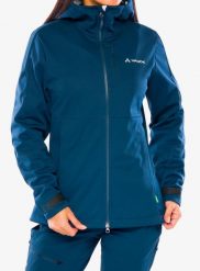 Kurtka softshell damska Vaude All Year Elope Softshell Jacket II. Niebieskie kurtki damskie Vaude, l, bez wzorów, z materiału, bez kaptura. Za 692.99 zł.