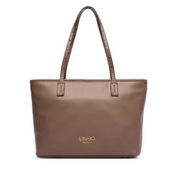 Torebka Liu Jo. Brązowe shopper bag Liu Jo, bez wzorów, bez dodatków. Za 499.99 zł.