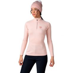 Koszulka termoaktywna Rossignol W Classique 1/2 Zip. Czerwone koszulki damskie Rossignol, s, bez wzorów, bez kołnierzyka, bez ramiączek. Za 299.99 zł.