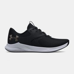 Buty Treningowe Damskie Under Armour Charged Aurora 2. Czarne obuwie sportowe damskie Under Armour, bez zapięcia, na fitness i siłownię. Za 199.99 zł.
