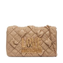 Torebka LOVE MOSCHINO. Brązowe torebki wieczorowe damskie Love Moschino, bez wzorów, bez dodatków. Za 839.99 zł.