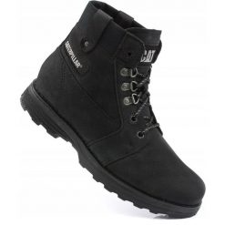 Damskie buty trapery czarne CATERPILLAR CHARLI FLEECE BOOT. Czarne trapery damskie Caterpillar, bez zapięcia. Za 399.00 zł.