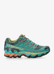 Buty turystyczne damskie La Sportiva Ultra Raptor II GTX. Zielone obuwie trekkingowe damskie La Sportiva, z gore-texu, bez zapięcia. Za 791.99 zł.