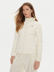 Guess Kurtka puchowa Diann V4YL04 WF3X0 Écru Regular Fit. Kurtki damskie Guess, s, z aplikacjami, z puchu, bez kaptura. Za 419.99 zł.