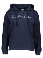 Pepe Jeans Bluza w kolorze granatowym rozmiar: XL. Niebieskie bluzy damskie Pepe Jeans, xl, bez wzorów, z jeansu, z kapturem. Za 153.71 zł.