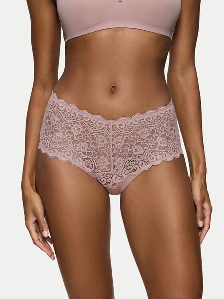 Triumph Figi klasyczne z wysokim stanem Amourette 10210675 Różowy. Czerwone figi Triumph, bez wzorów, z syntetyku. Za 89.99 zł.