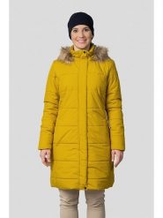 Hannah Płaszcz zimowy "Gema" w kolorze żółtym rozmiar: 44. Żółte płaszcze damskie Hannah, na zimę, bez wzorów, z puchu, bez kaptura. Za 513.99 zł.
