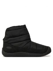 Keen Botki Howser Fold Down 1029460 Czarny. Czarne botki damskie Keen, z materiału, bez obcasa, na płaskiej podeszwie, bez zapięcia. Za 309.99 zł.