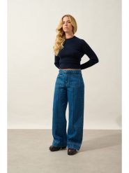 AUTHENTIC CASHMERE Kaszmirowy sweter "Assia" w kolorze granatowym rozmiar: XXL. Niebieskie swetry klasyczne damskie AUTHENTIC CASHMERE, xxl, z kaszmiru, bez kołnierzyka. Za 382.99 zł.