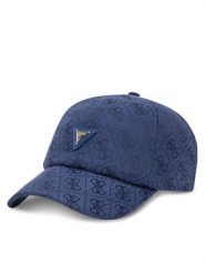 Guess Czapka z daszkiem V5GZ03 WH492 Granatowy. Niebieskie czapki z daszkiem damskie Guess, z aplikacjami, z materiału. Za 109.99 zł.