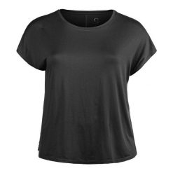 Koszulka damska Q Sportswear Jenirei Soft Touch. Czarne bluzki damskie ENDURANCE Q, bez wzorów, sportowe, bez kołnierzyka, bez ramiączek. Za 161.50 zł.