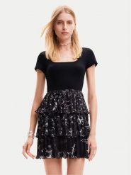 Desigual Sukienka codzienna San Francisco 24SWVK23 Czarny Regular Fit. Czarne sukienki damskie Desigual, bez wzorów, z syntetyku, bez ramiączek. Za 219.99 zł.