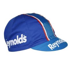 Czapka rowerowa Gist Equipe Vintage Reynolds. Niebieskie czapki damskie GIST, bez wzorów. Za 129.00 zł.
