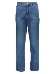 Kaffe Dżinsy - Comfort fit - w kolorze niebieskim rozmiar: 40. Niebieskie jeansy damskie Kaffe, z podwyższonym stanem. Za 118.84 zł.
