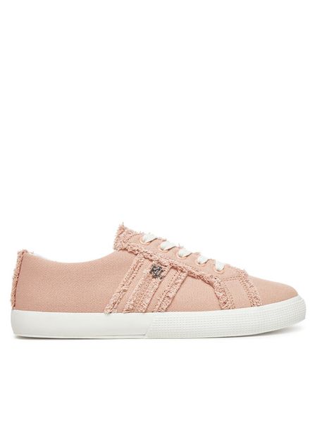 LAUREN RALPH LAUREN Sneakersy Janson Fray 802967040003 Różowy. Czerwone obuwie sportowe damskie Lauren Ralph Lauren, z materiału, bez zapięcia. Za 279.99 zł.