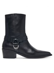 Vagabond Shoemakers Kowbojki Kelsey 6210-001-20 Czarny. Czarne botki damskie Vagabond Shoemakers, bez obcasa, na słupku, bez zapięcia. Za 779.99 zł.