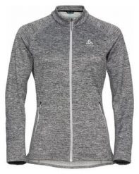 Bluza rozpinana bez kaptura damska ODLO Tencia Mid Layer Full Zip. Szare bluzy damskie ODLO, na zimę, s, bez wzorów, z materiału, bez kaptura. Za 341.65 zł.