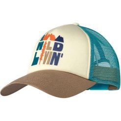 Czapka z daszkiem BUFF TRUCKER CAP SCEN MULTI. Czarne czapki z daszkiem damskie Buff, bez wzorów. Za 92.99 zł.