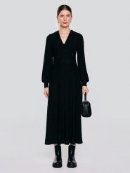 BIG STAR Sukienka w kolorze czarnym rozmiar: L. Czarne sukienki damskie Big Star, bez wzorów, retro, bez ramiączek. Za 169.99 zł.