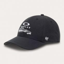 Czapka z daszkiem Oakley 47 MVP FOS902101-021. Czarne czapki z daszkiem damskie Oakley, bez wzorów, z materiału. Za 161.01 zł.