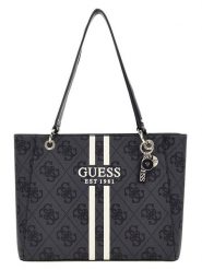 Guess Shopper bag w kolorze antracytowym - 37 x 26 x 10 cm rozmiar: onesize. Czarne shopper bag Guess, z aplikacjami, na ramię, bez dodatków. Za 434.99 zł.