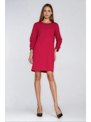 Nife Sukienka w kolorze czerwonym rozmiar: 40. Czerwone sukienki damskie Nife, bez wzorów, bez ramiączek. Za 172.08 zł.