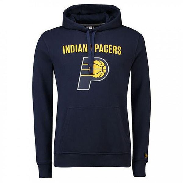 Bluza z kapturem Indiana Pacers NBA. Niebieskie bluzy damskie New Era, bez wzorów, z kapturem. W wyprzedaży za 262.25 zł.