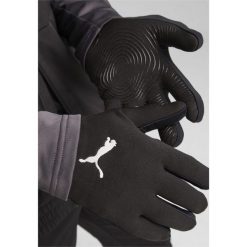 Rękawice piłkarskie individualWINTERIZED PUMA Black White. Białe rękawiczki damskie Puma, bez wzorów. Za 83.99 zł.