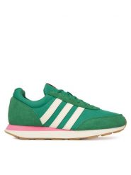 Adidas Sneakersy RUN 60S 3.0 JI4985 Zielony. Zielone obuwie sportowe damskie Adidas, z materiału, bez zapięcia. Za 279.99 zł.