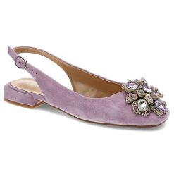 Fioletowe Czółenka Alma En Pena Damskie Eleganckie Obuwie. Fioletowe czółenka damskie Alma En Pena, bez wzorów, ze skóry, bez obcasa, na obcasie. Za 439.00 zł.