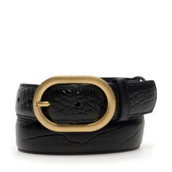 Pasek Damski GINO ROSSI. Czarne paski damskie Gino Rossi, bez wzorów. Za 99.99 zł.