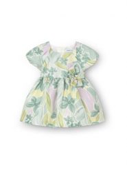 Mayoral Sukienka letnia 1909 Zielony Regular Fit. Zielone sukienki dziewczęce Mayoral, bez wzorów, z syntetyku, bez ramiączek, proste. Za 189.99 zł.