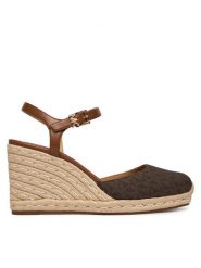 MICHAEL Michael Kors Espadryle Kenzie 40R6KZMS2B Brązowy. Brązowe espadryle damskie MICHAEL Michael Kors, bez wzorów, ze skóry, bez obcasa. Za 619.99 zł.