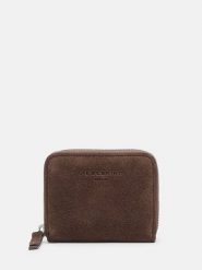 Liebeskind Berlin Skórzany portfel w kolorze brązowym - 10 x 8 x 2 cm rozmiar: onesize. Brązowe portfele damskie Liebeskind Berlin, bez wzorów, z materiału. Za 223.99 zł.