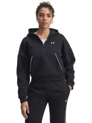 Under Armour Bluza polarowa w kolorze czarnym rozmiar: XS. Czarne bluzy damskie Under Armour, xs, bez wzorów, z polaru, bez kaptura. Za 147.91 zł.